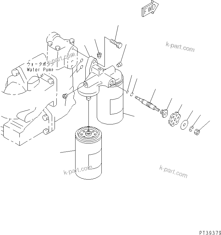 Komatsu parts book diagram for SA12V140-1R-A S/N 10001-UP: CORROSION RESISTOR