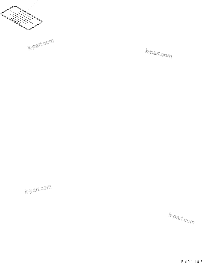 Komatsu parts book diagram for SA6D102E-1B S/N 26200467-UP: CAUTION PLATE (ENGLISH)(#26201322-)