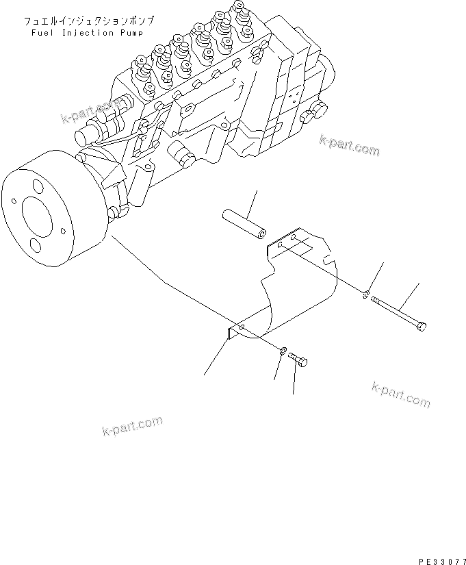 Komatsu parts book diagram for SA6D140-1FF-G S/N 10001-UP: SAFETY GUARD (FOR ELECTRICAL GOVERNOR)(#17983-)