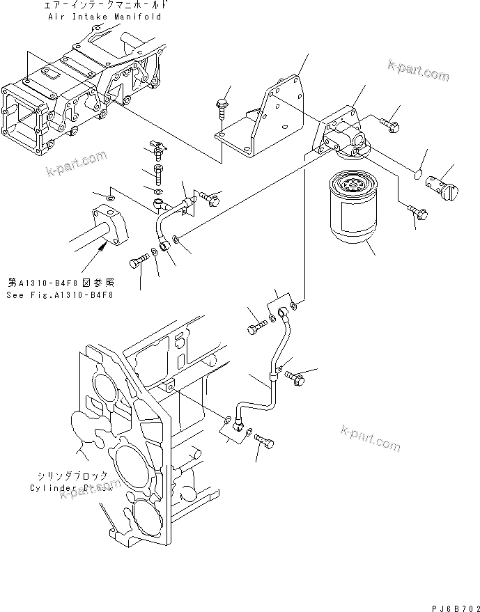 Komatsu parts book diagram for SA6D140E-3CM-7 S/N 110001-UP: CORROSION RESISTOR