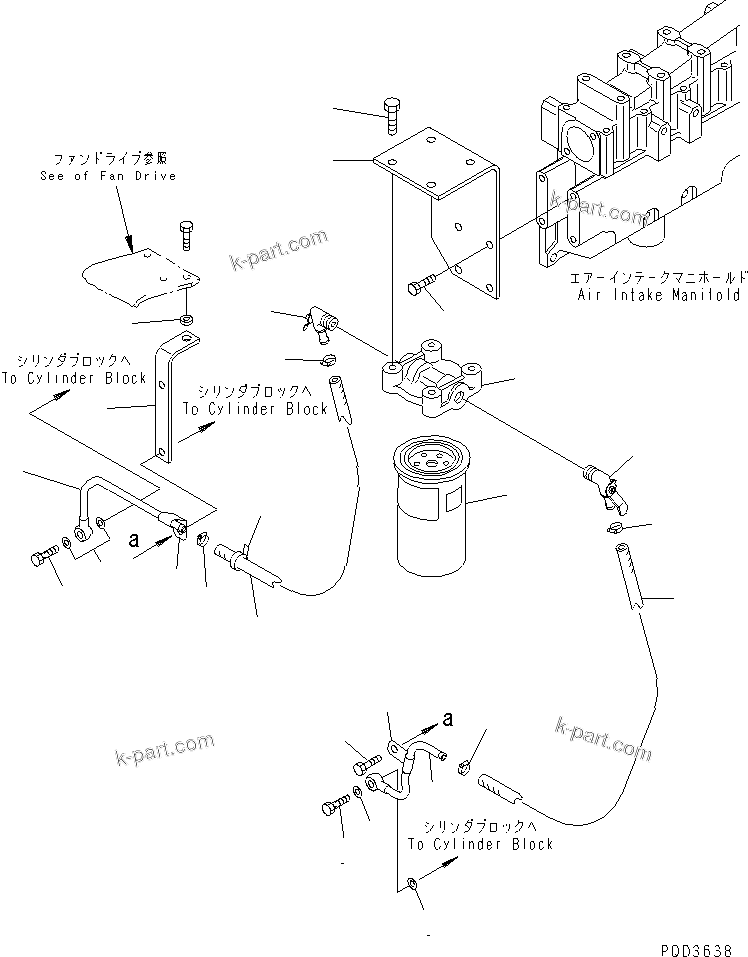 Komatsu parts book diagram for SA6D125E-2C-S7 S/N 60721-UP: CORROSION RESISTOR(#61589-)