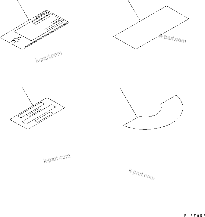 Komatsu parts book diagram for SA6D125E-2C-S7 S/N 60721-UP: NAME PLATE AND CAUTION (JAPANESE-ENGLISH)(#64204-81314)