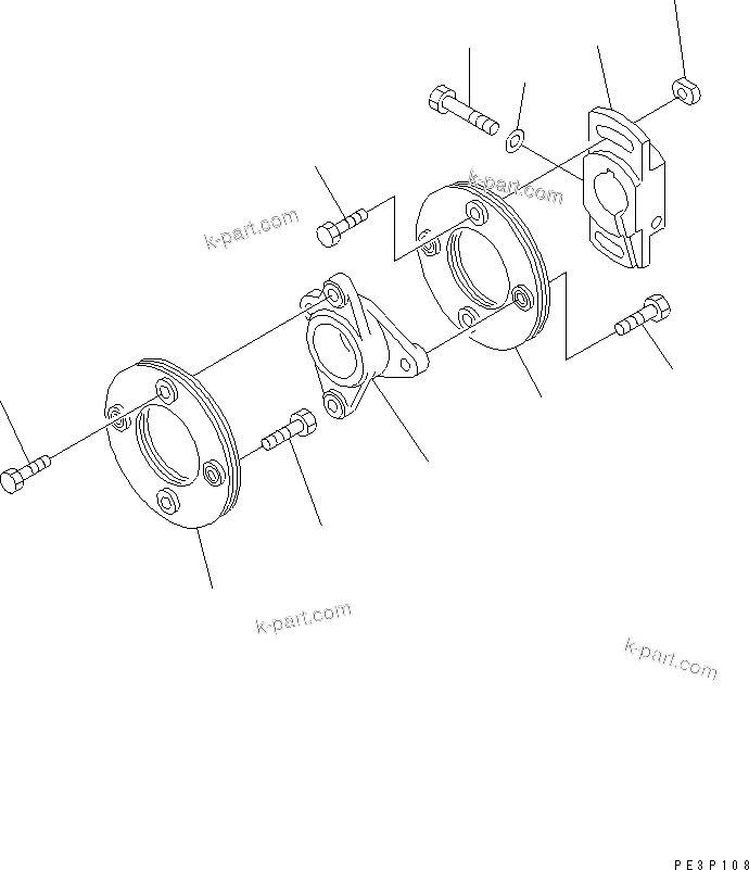 Komatsu parts book diagram for SA6D140E-2B-7 S/N 22537-UP: FUEL INJECTION PUMP (COUPLING) (EC DYNAMIC NOISE SUPPRESSION SPEC.) (INNER PARTS)(#26244-)