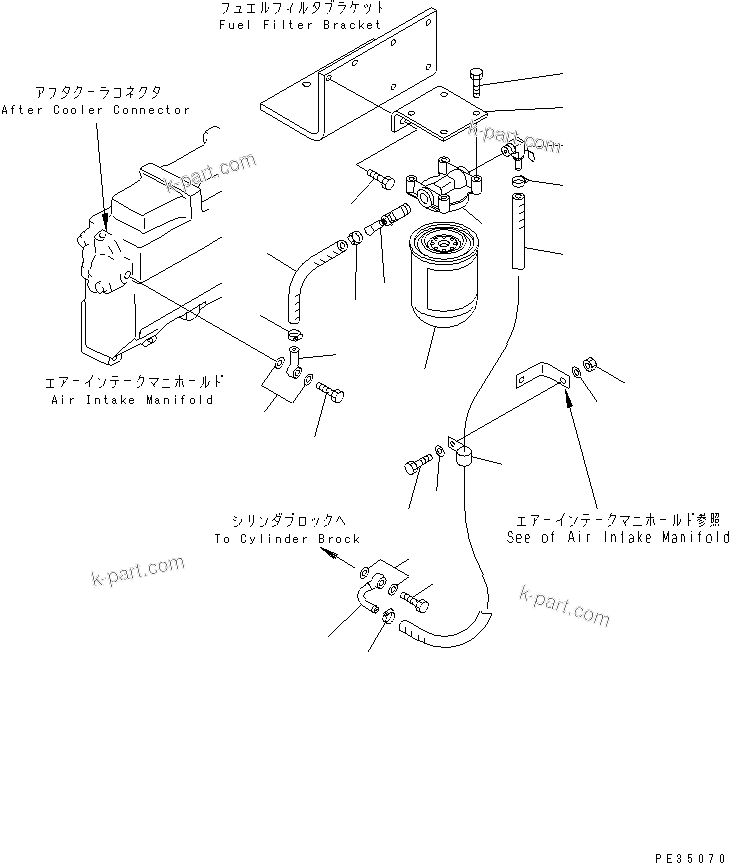 Komatsu parts book diagram for SA6D140E-2B-7 S/N 22537-UP: CORROSION RESISTOR