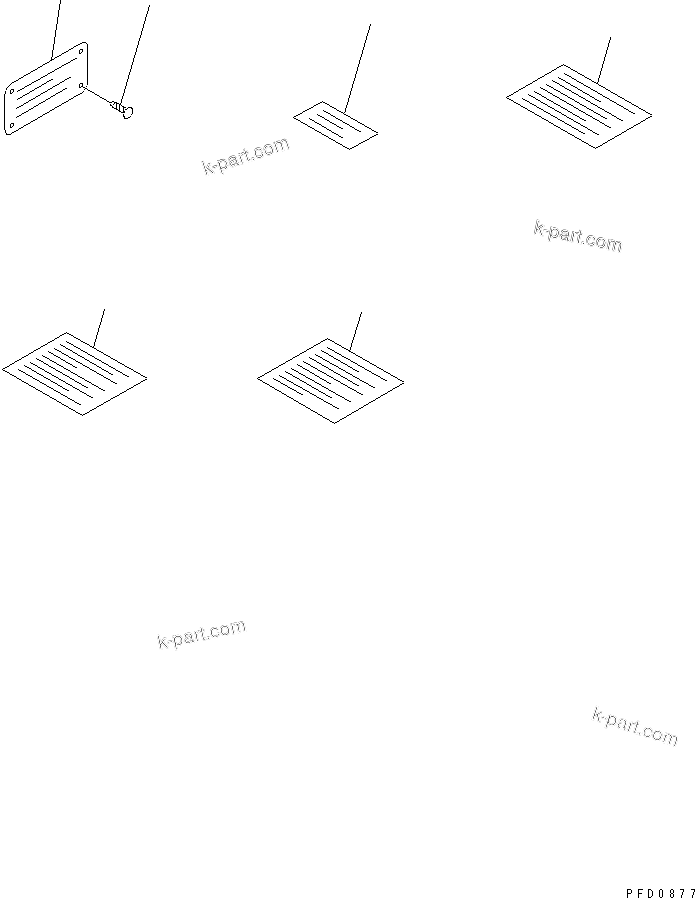Komatsu parts book diagram for SA6D170E-2A S/N 17353-UP: NAME PLATE AND CAUTION PLATE (ARABIC)(#17745-20078)