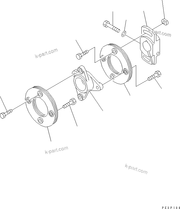 Komatsu parts book diagram for SA6D170E-2C S/N 17353-UP: FUEL INJECTION PUMP (COUPLING) (INNER PARTS)(#18669-)