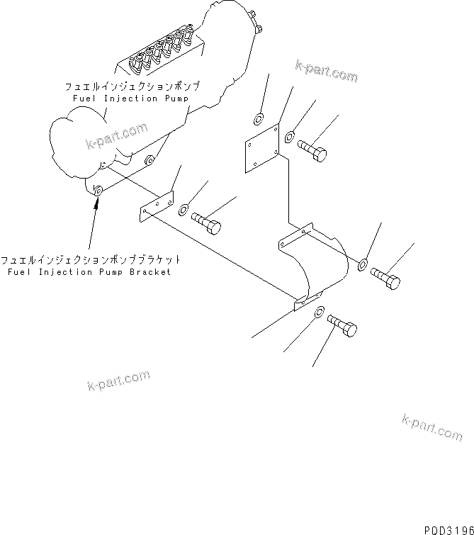 Komatsu parts book diagram for SA6D170E-2C S/N 17353-UP: SAFETY GUARD(#18669-)