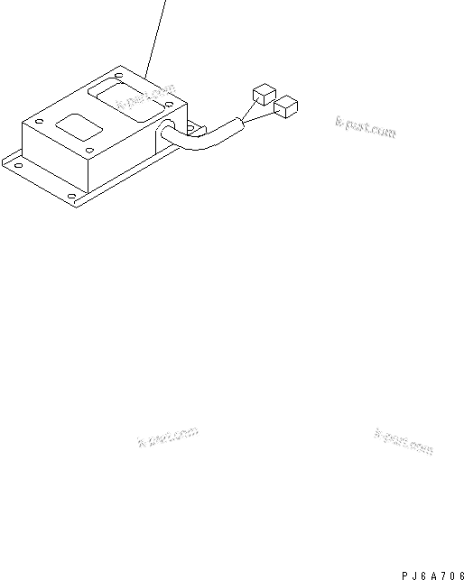 Komatsu parts book diagram for SA6D170E-2C S/N 17353-UP: CONTROLLER(#19887-)