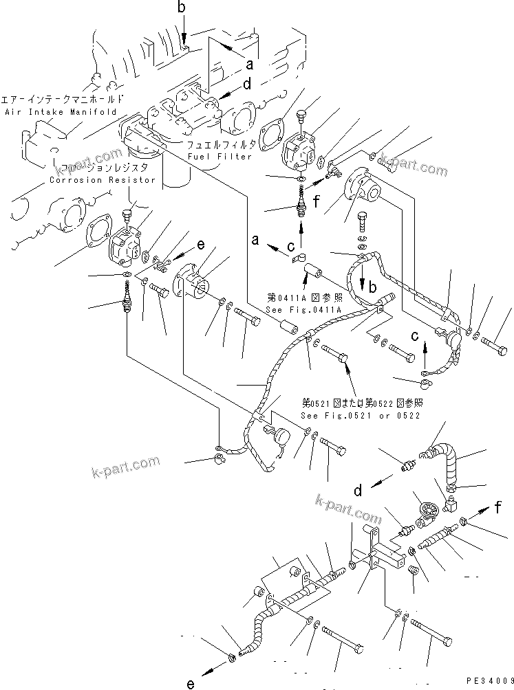 Komatsu parts book diagram for SA6D170-B-1F S/N 11763-UP: AUTO PRIMING SYSTEM(#12650-)