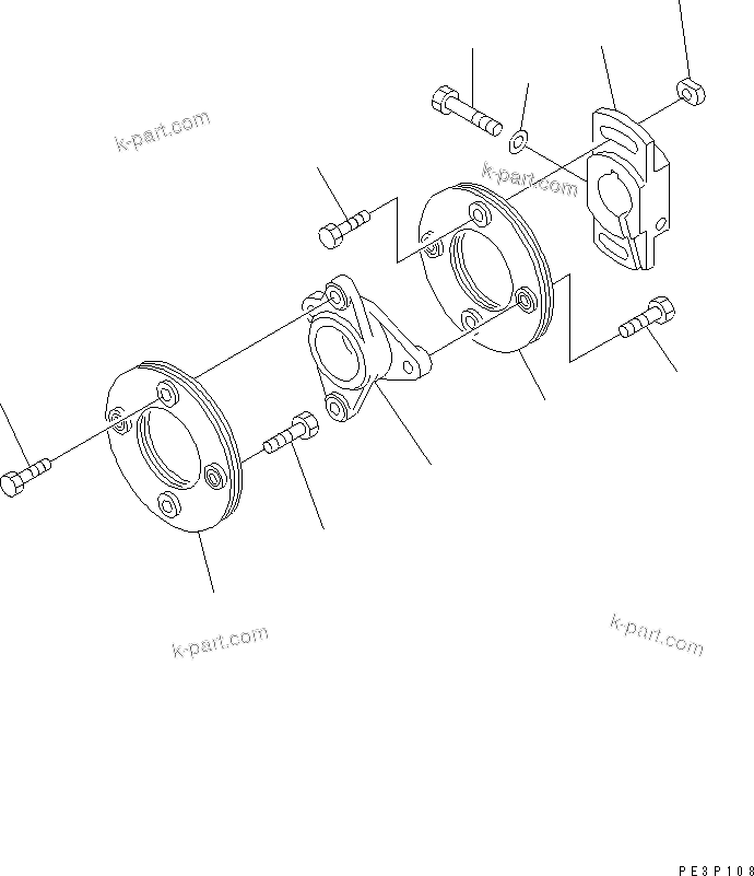 Komatsu parts book diagram for SA6D170-B-1F S/N 11763-UP: FUEL INJECTION PUMP (COUPLING) (INNER PARTS)(#11763-13555)