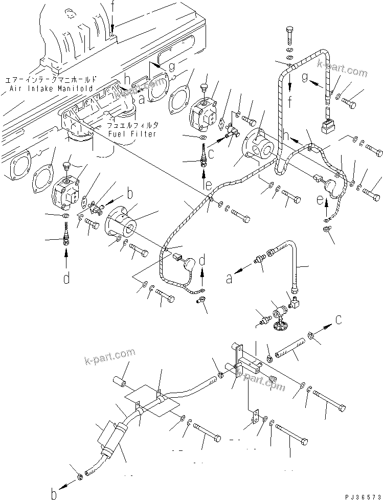 Komatsu parts book diagram for SA6D170-A-1Q-H S/N 13144-UP: AUTO PRIMING SYSTEM