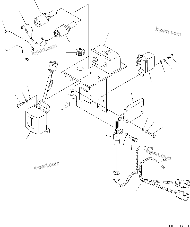Komatsu parts book diagram for SA6D170-B-1F-7 S/N 10001-UP: AUTO PRIMING SYSTEM (ACCESSORY)(#15701-)