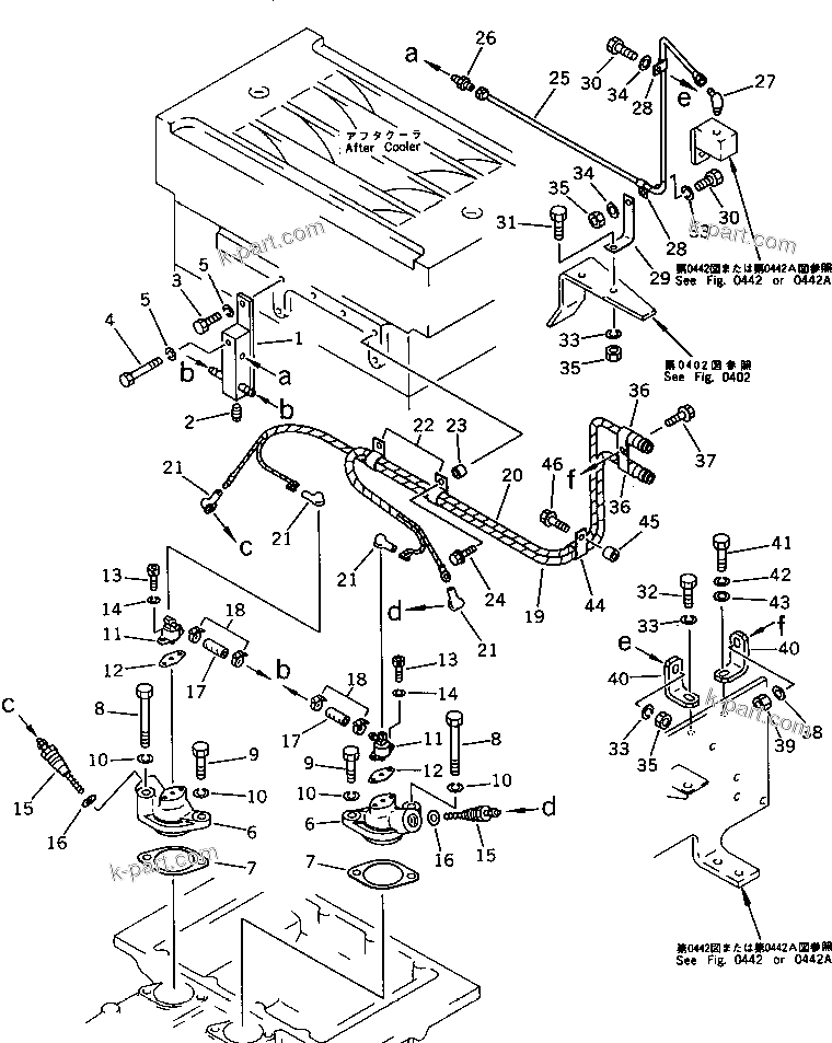 Komatsu parts book diagram for SA8V170-1C S/N 10040-UP: AUTO PRIMING SYSTEM (3/3)(#10040-10432)