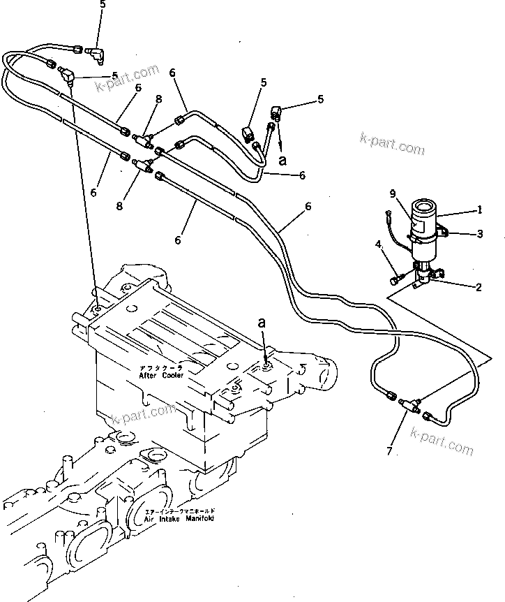 Komatsu parts book diagram for SA8V170-1B S/N 10007-UP: QUICK START
