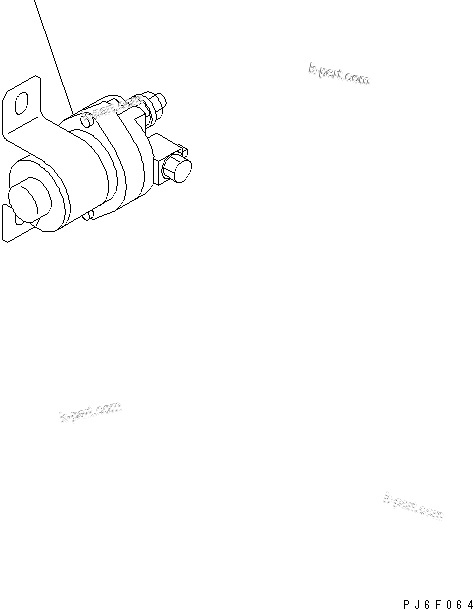 Komatsu parts book diagram for SAA4D102E-2E-4 S/N 26274903-UP: HEATER SWITCH