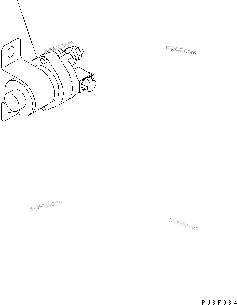 Komatsu parts book diagram for SAA4D102E-2G-4 S/N 26274903-UP: HEATER SWITCH