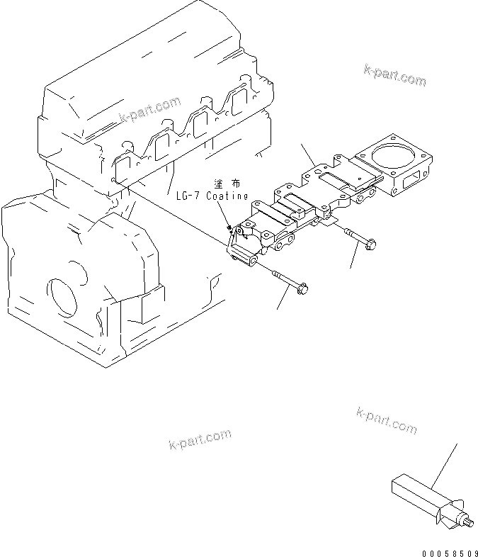 Komatsu parts book diagram for SAA4D95LE-5A S/N 500001-UP: AIR INTAKE