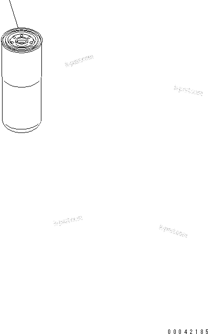 Komatsu parts book diagram for SAA6D140E-3B-8 S/N 110003-UP: FUEL FILTER CARTRIDGE (SERVICE ONLY)(#113935-)