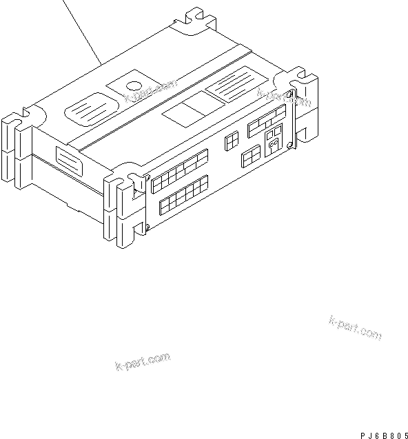 Komatsu parts book diagram for SAA6D140E-3B-8 S/N 110003-UP: FUEL CONTROL (CHASSIS MOUNT)(#110014-)