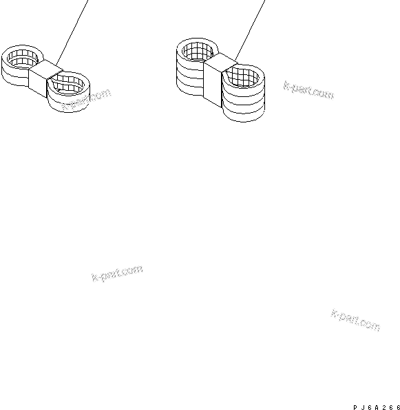 Komatsu parts book diagram for SAA6D140E-3D-8 S/N 110003-UP (Rear Engine): SPARE PARTS (TROPICAL SPEC.)(#110134-)
