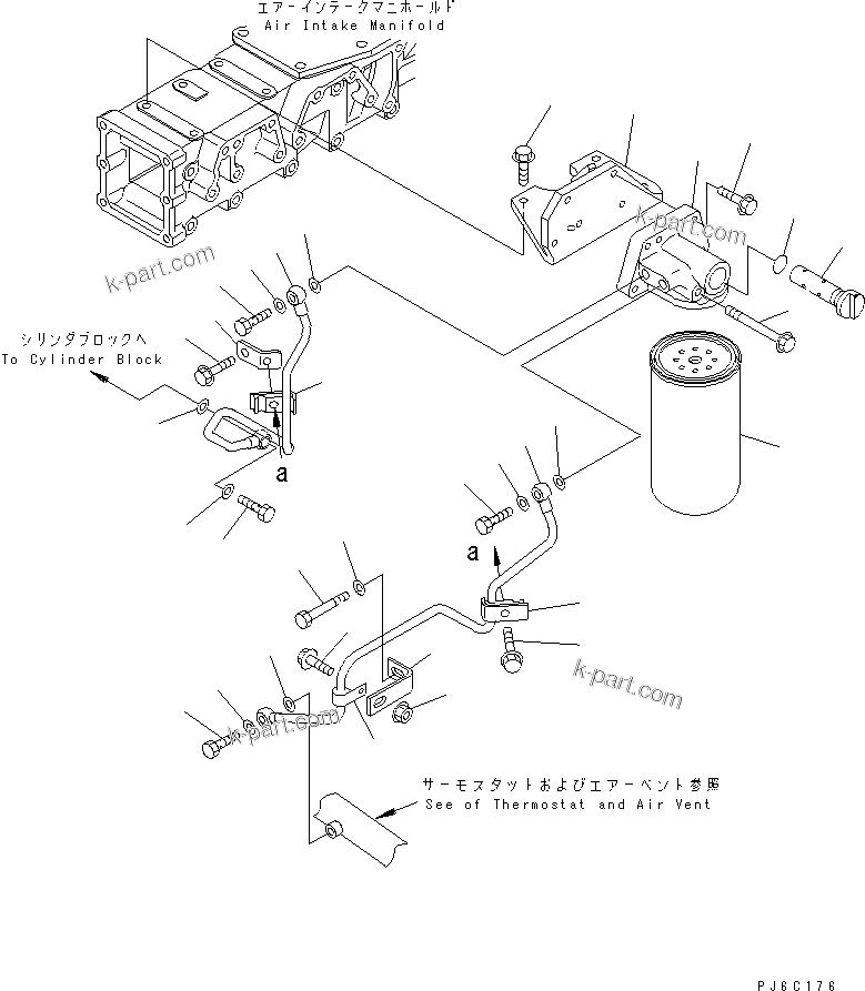 Komatsu parts book diagram for SAA6D140E-3J-1 S/N 111534-UP: CORROSION RESISTOR (EXTREME COLD TERRAIN SPEC.)