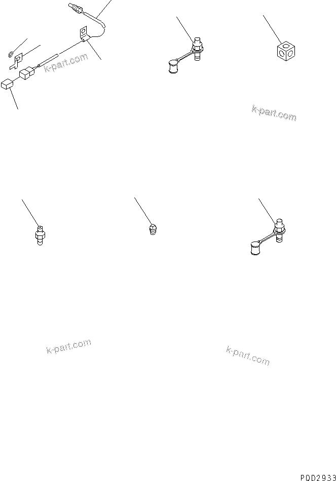 Komatsu parts book diagram for SAA6D170E-2A S/N 17389-UP: PM-CLINIC (FORWARDED INDIVIDUALY PARTS)(#17997-18663)