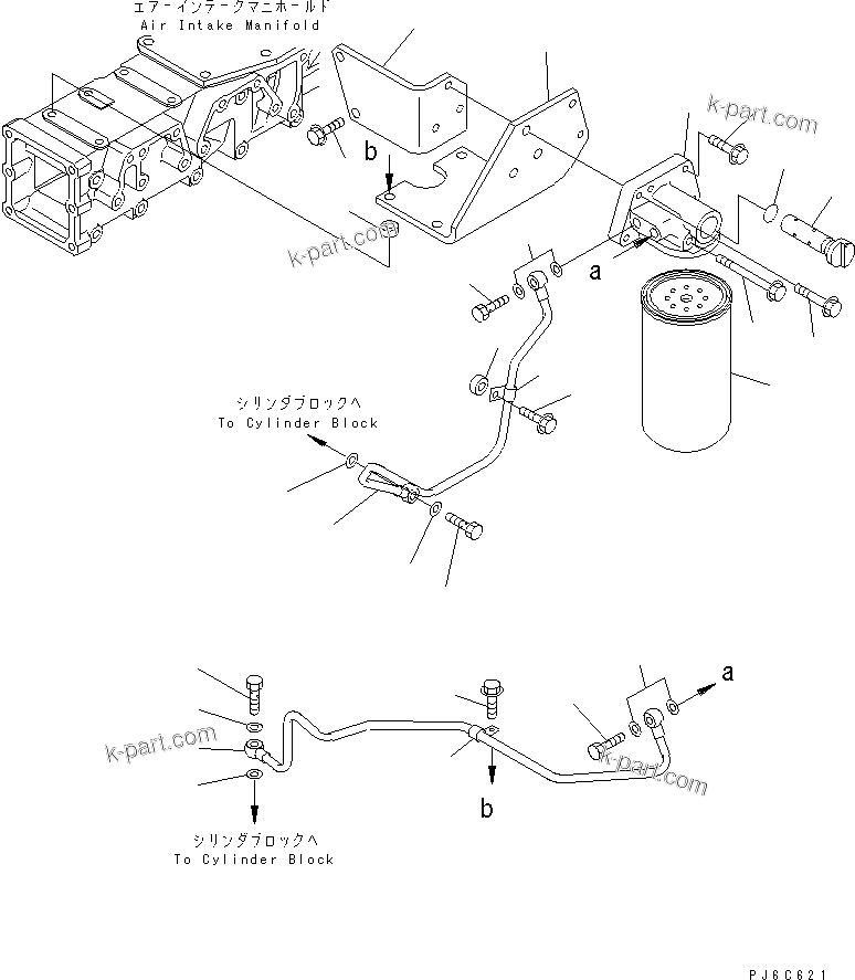 Komatsu parts book diagram for SAA6D140E-3G S/N 110003-UP: CORROSION RESISTOR
