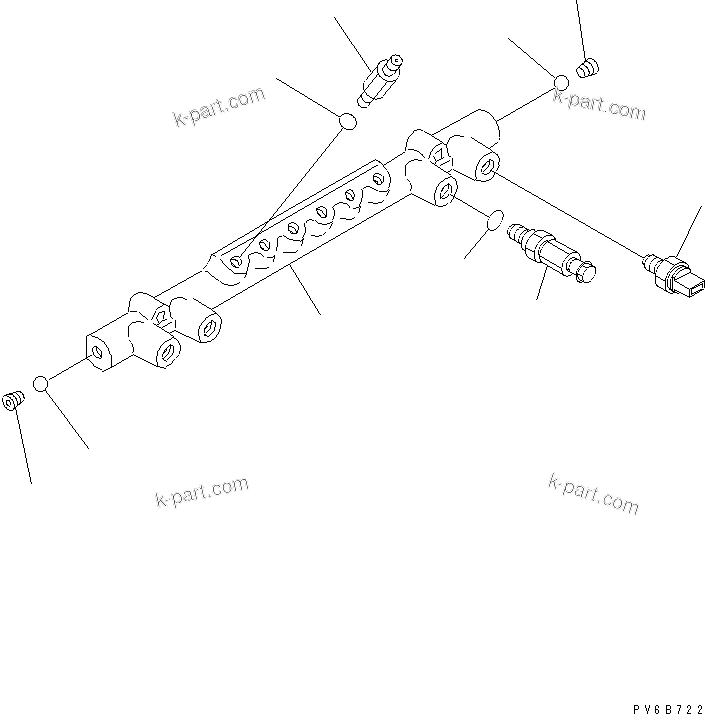 Komatsu parts book diagram for SAA6D140E-3N-8 S/N 110001-UP: COMMON RAIL (REGULATION OF EPA AND EU 2ND) (INNER PARTS)(#111971-)