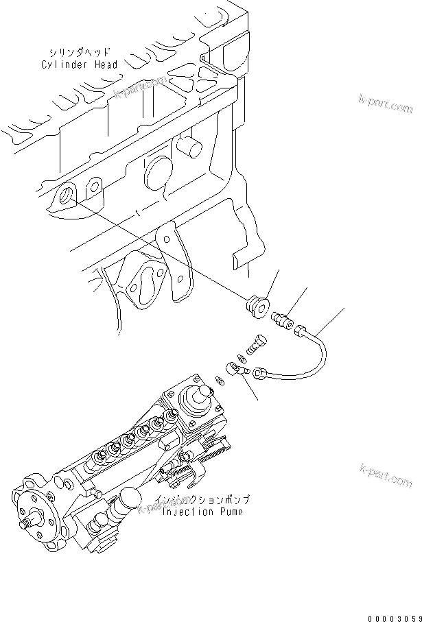 Komatsu parts book diagram for SAA6D102E-2FF-8 S/N 26274903-UP: BOOST TUBE (AFTER M/C)(#26307088-)