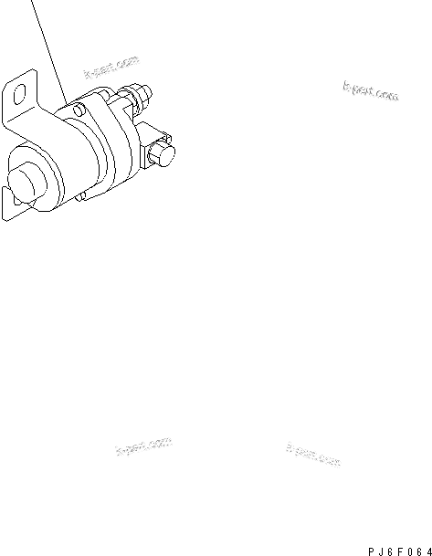 Komatsu parts book diagram for SAA6D102E-2FF-8 S/N 26274903-UP: HEATER SWITCH