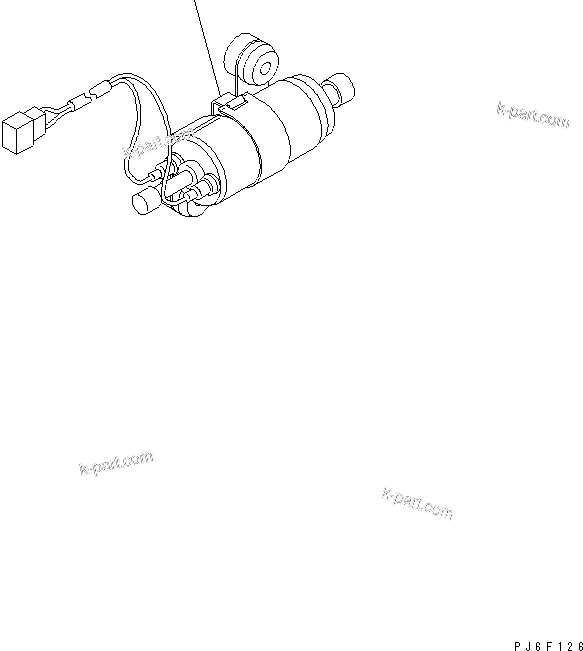 Komatsu parts book diagram for SAA6D114E-2CC-8M S/N 26800003-UP: FUEL LIFT PUMP(#26801989-)
