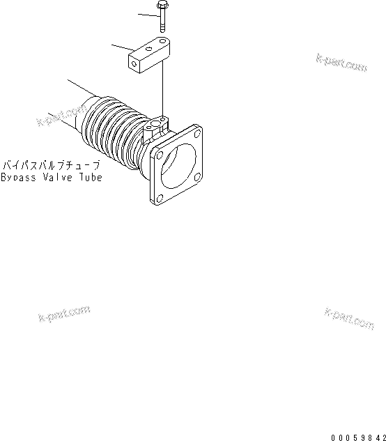 Komatsu parts book diagram for SAA6D140E-5F-03 S/N 530001-UP: EXHAUST GAS RECIRCULATION VALVE (7/7)(#530702-535715)