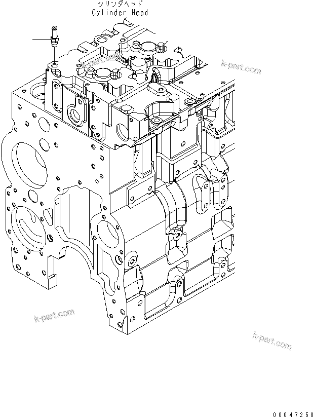Komatsu parts book diagram for SAA6D114E-3B-WT S/N 26850001-UP: COOLANT PIPING(#26850005-)