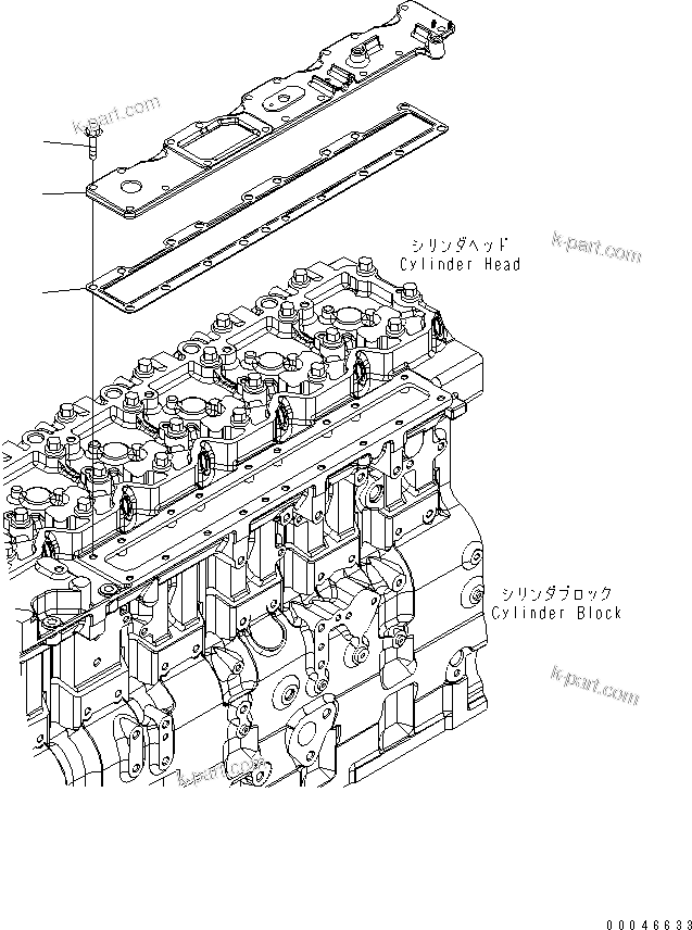Komatsu parts book diagram for SAA6D114E-3B-WT S/N 26850001-UP: AIR INTAKE MANIFOLD