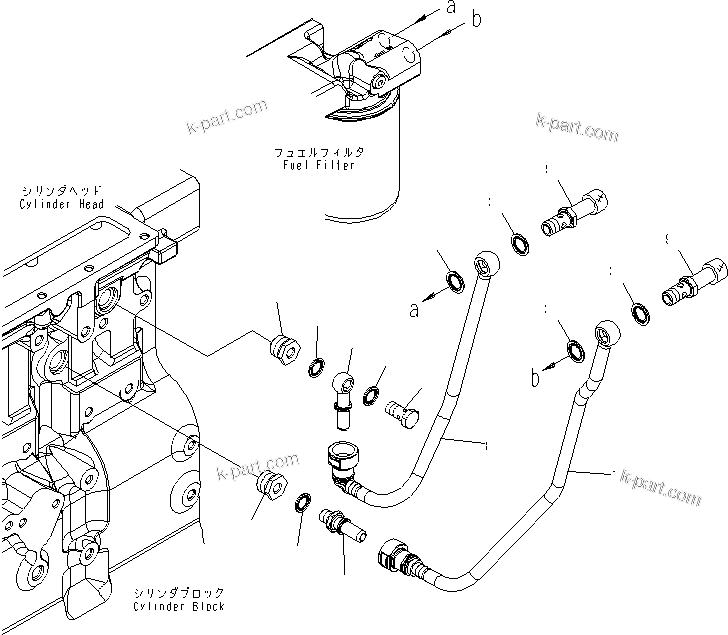 Komatsu parts book diagram for SAA6D114E-3B-WT S/N 26850001-UP: WATER PIPING (HARD WATER ARRANGE OR CORROSION RESISTOR)(#26852128-)