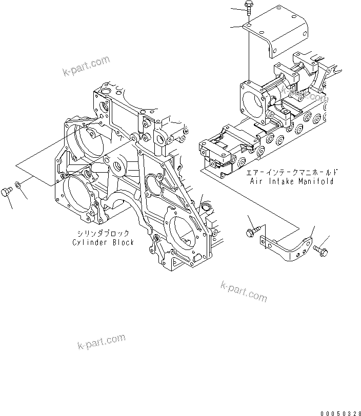 Komatsu parts book diagram for SAA6D125E-5E-01 S/N 560001-UP: CORROSION RESISTOR (WITHOUT RESISTOR SPEC.)(#560347-)