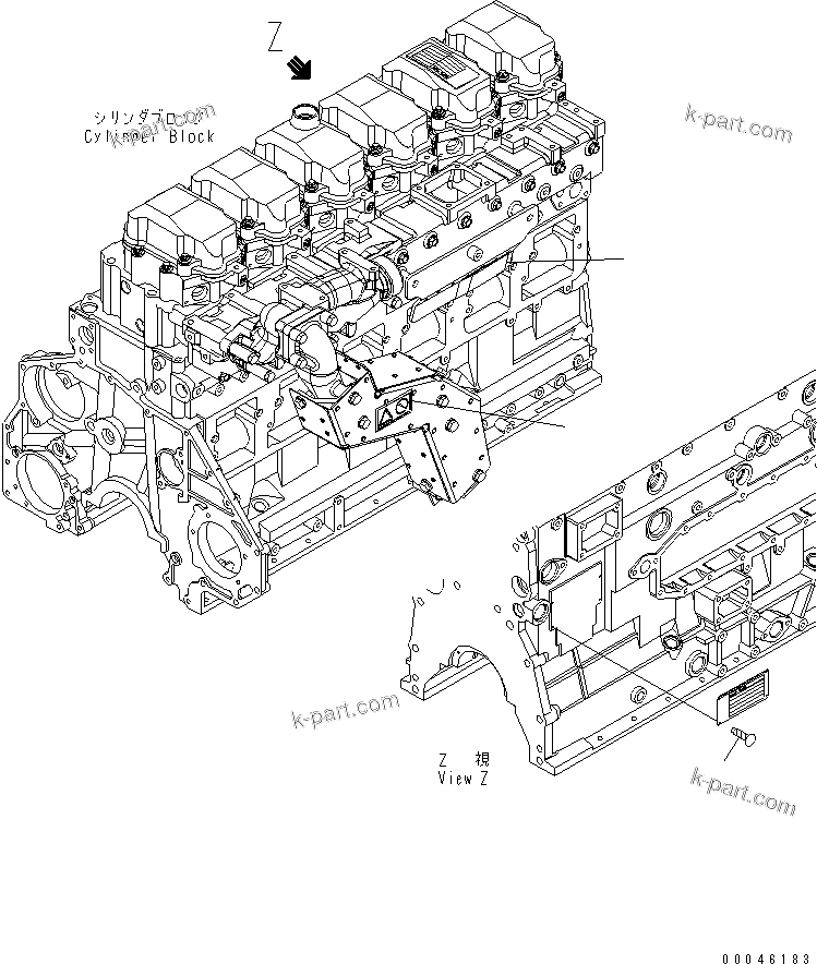 Komatsu parts book diagram for SAA6D125E-5E-01 S/N 560001-UP: NAME PLATE AND CAUTION PLATE (ENGLISH)(#560347-)