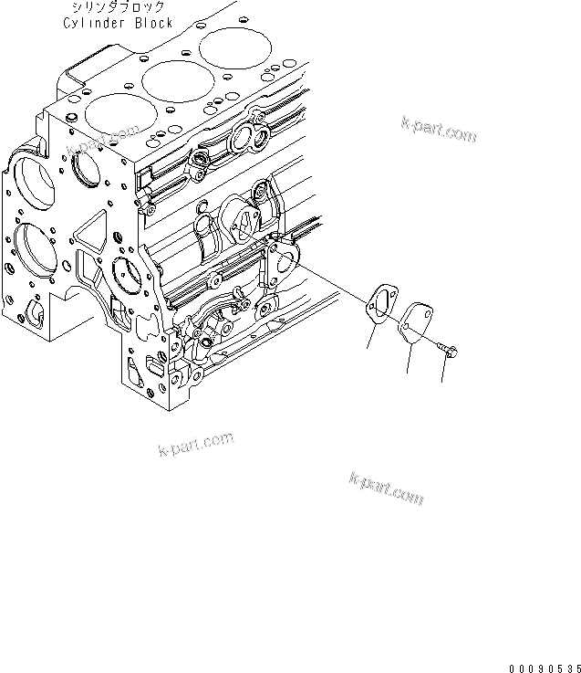 Komatsu parts book diagram for SAA6D107E-1G-W S/N 26500006-UP: FUEL SYSTEM RELATED PARTS