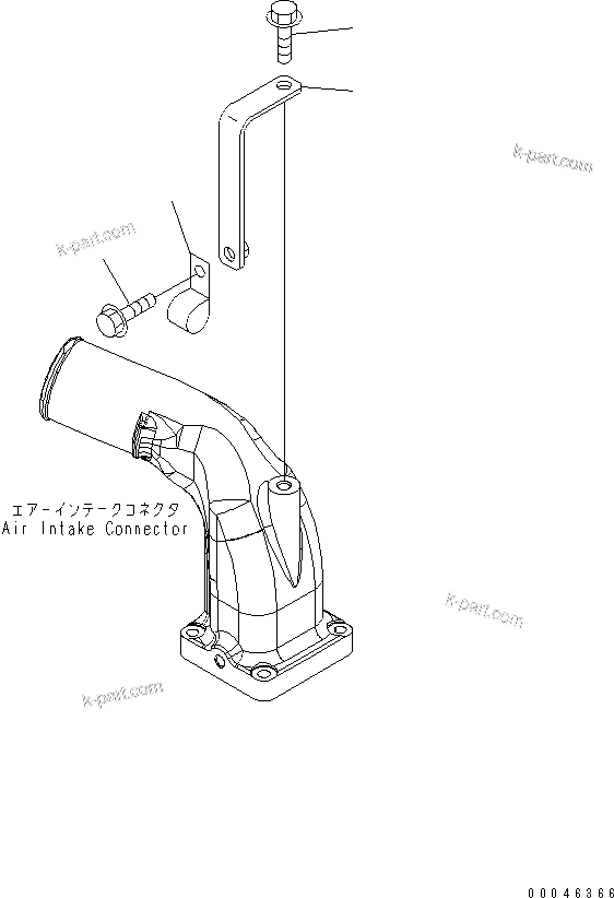 Komatsu parts book diagram for SAA6D107E-1G-W S/N 26500006-UP: WIRING HARNESS BRACKET(#26500978-)