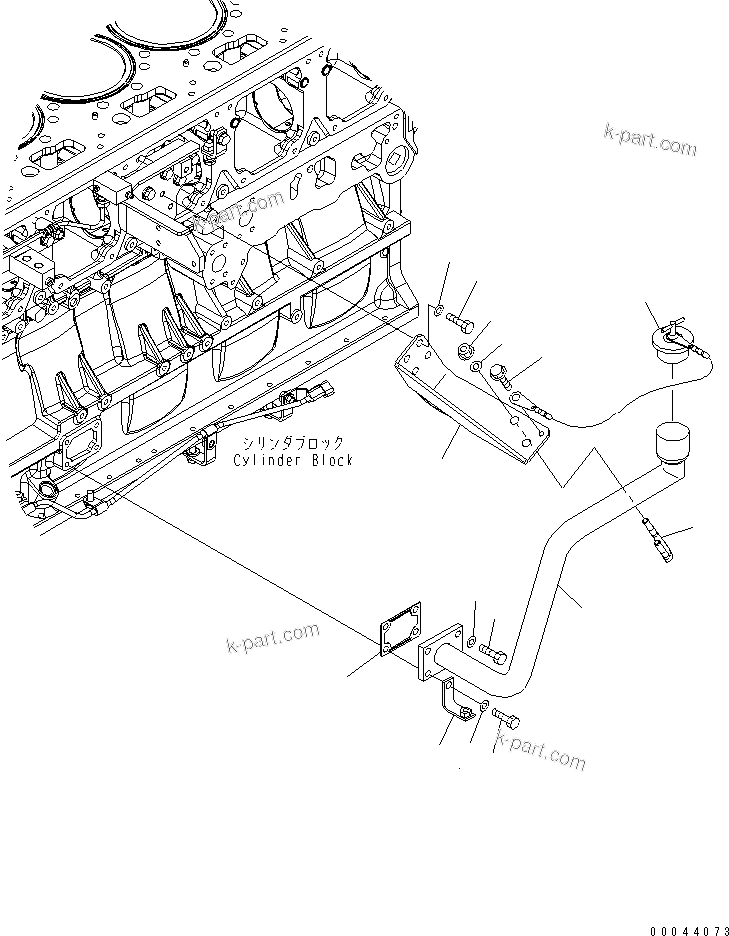 Komatsu parts book diagram for SAA6D170E-5CR-W S/N 610001-UP: OIL FILLER