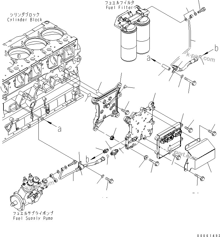 Komatsu parts book diagram for SAA6D140E-5BR-W S/N 630001-UP: FUEL INJECTION CONTROLLER(#630001-630436)