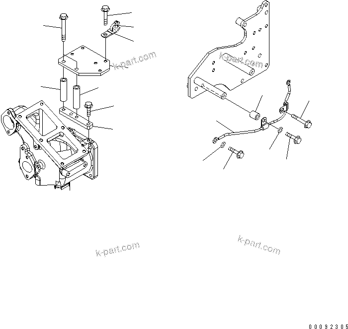 Komatsu parts book diagram for SAA6D140E-5BR-W S/N 630001-UP: ELECTRICAL WIRING (5/5)(#630437-)
