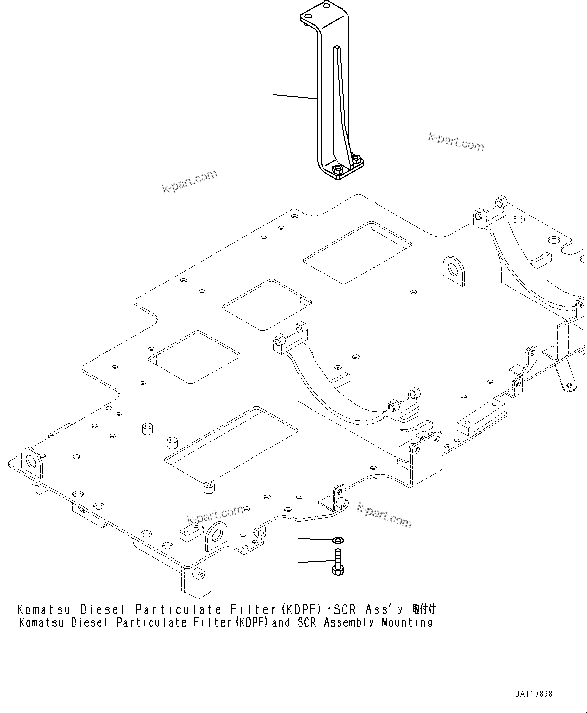 Komatsu parts book diagram for WA485-11E0 S/N H35051-UP: ENGINE WIRING HARNESS, WITH TURBO II, WATERPROOF COVER