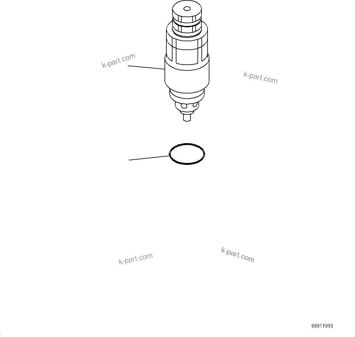 Komatsu parts book diagram for WA485-11E0 S/N H35051-UP: STEERING HYDRAULIC PIPING, WITH AFJS, RELIEF VALVE