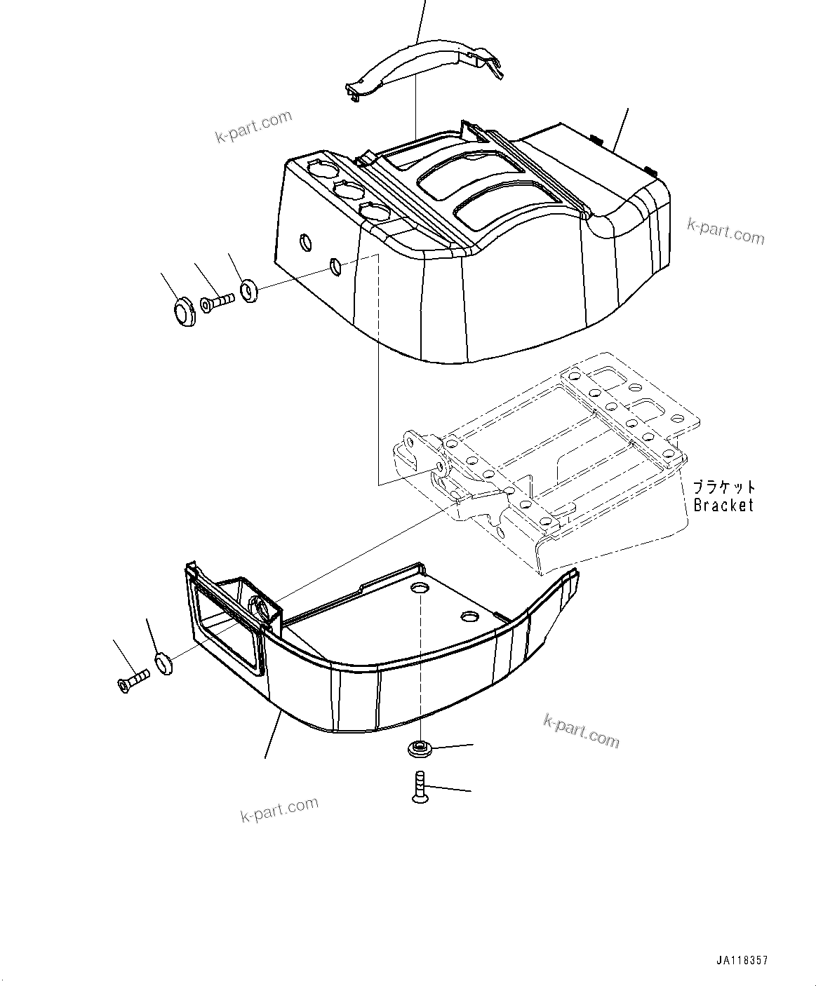 Komatsu parts book diagram for WA485-11E0 S/N H35051-UP: LOADER CONTROL UNIT, WITH EPC MULTI-FUNCTION MONO LEVER PCS, WITHOUT AFJS, SWITCH BOX