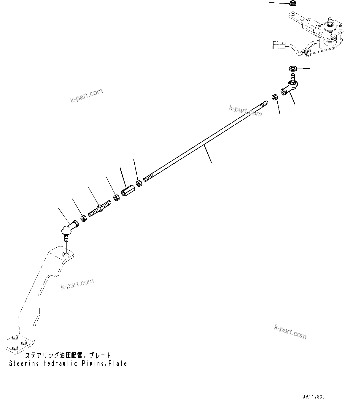 Komatsu parts book diagram for WA485-11E0 S/N H35051-UP: LOADER CONTROL UNIT, WITH 2-EPC LEVER LOADER CONTROL, WITH AFJS, JOINT