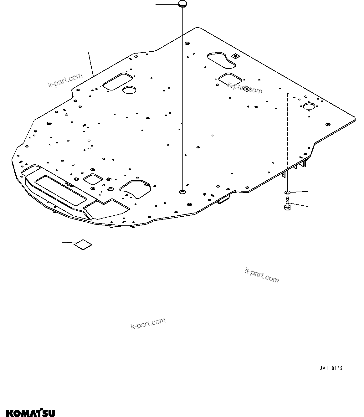 Komatsu parts book diagram for WA475-11E0 S/N H30051-UP: ROPS CAB AND FLOOR FRAME GROUP, WITH AFJS, FLOOR, FRAME
