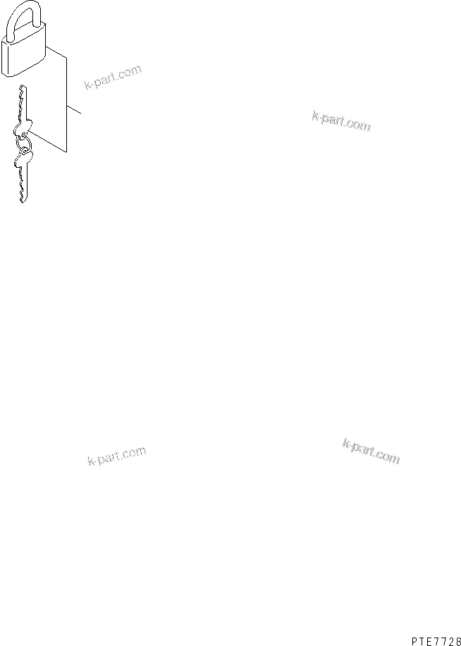 Komatsu parts book diagram for WA320-5 S/N 60001-UP: LOCK
