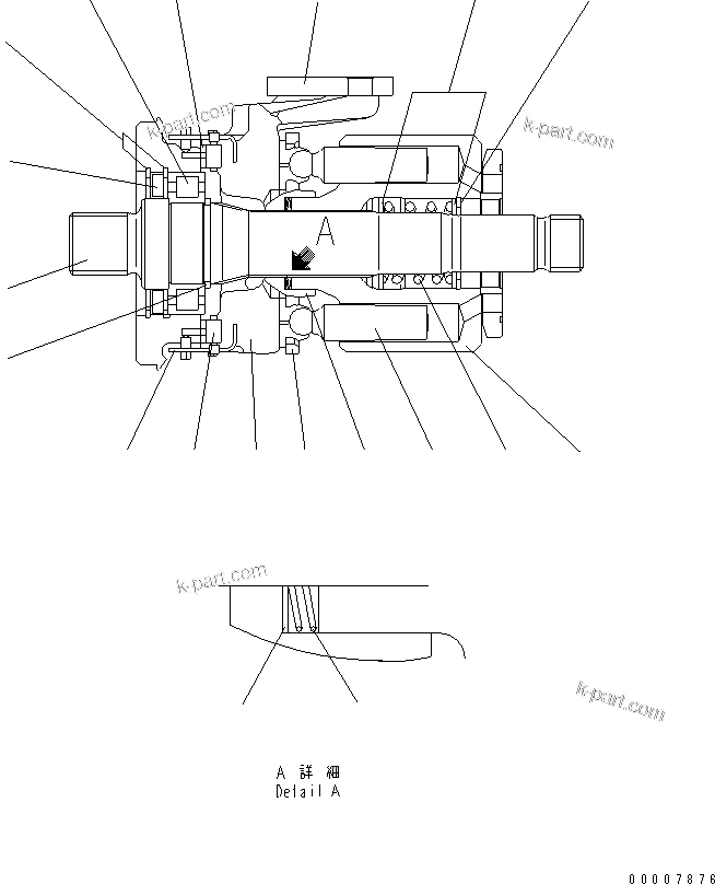 Komatsu parts book diagram for WA320-5 S/N 60001-UP: PUMP (2/12)(#60001-60086)