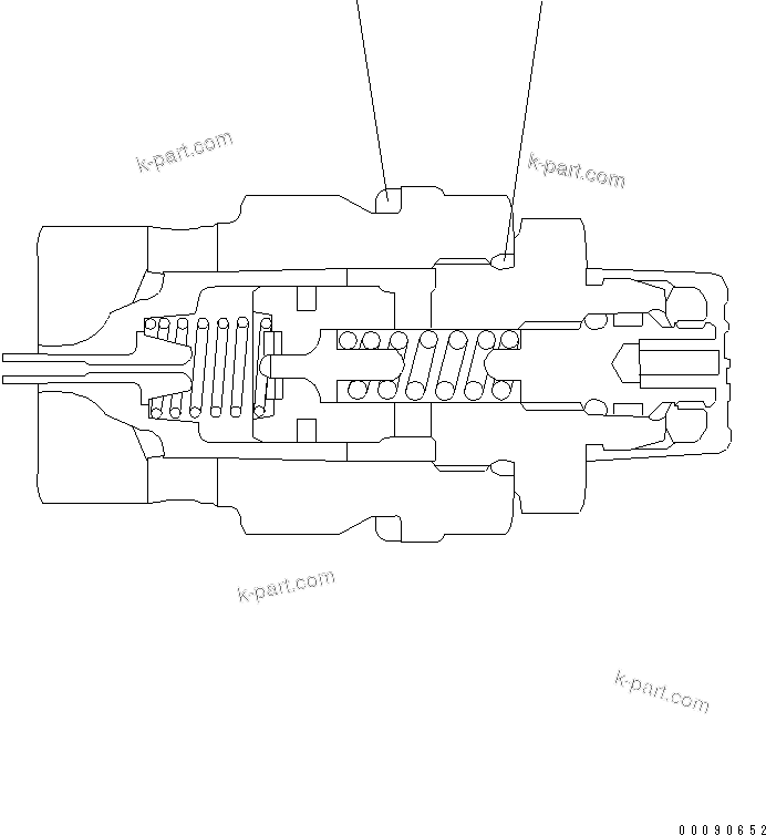 Komatsu parts book diagram for WA320-5 S/N 60001-UP: PUMP (5/17)(#62021-62461)